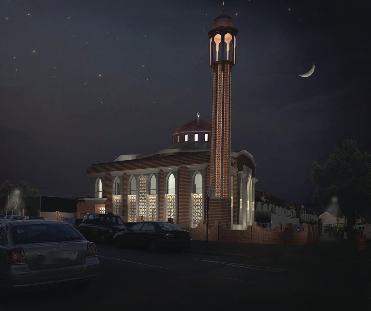 Place of worship on Alum Rock Road, Birmingham: design visual